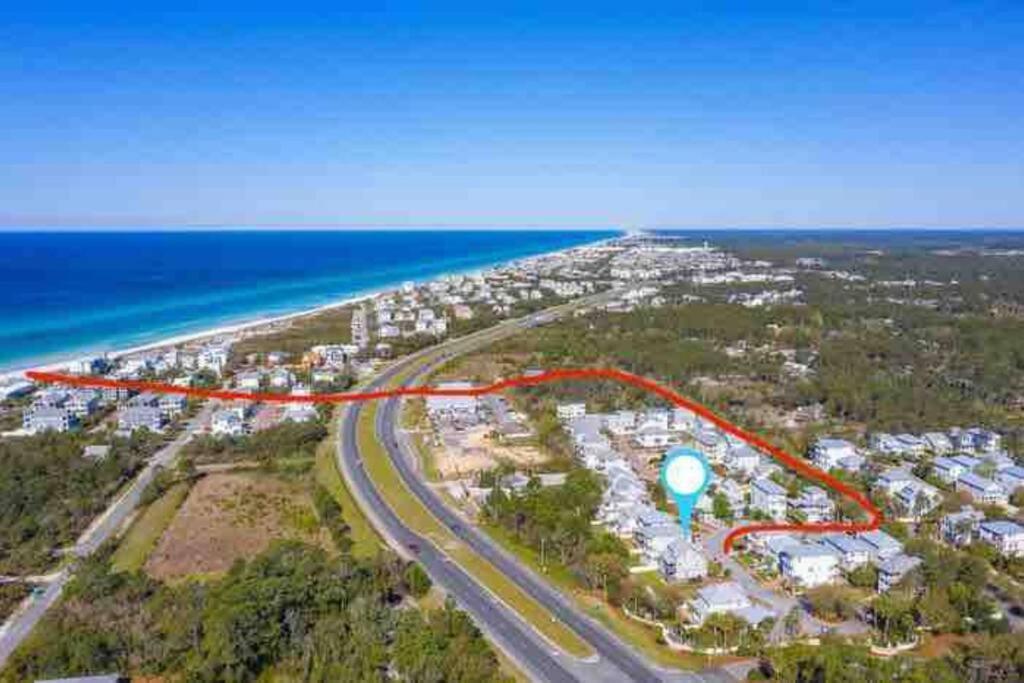 30A Coastal Home Walk To Beach, Lake & Pool Inlet Beach Esterno foto